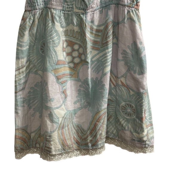 O'Neill Women's Floral Spaghetti Strap Dress Size M Multicolor Short - Picture 6 of 12